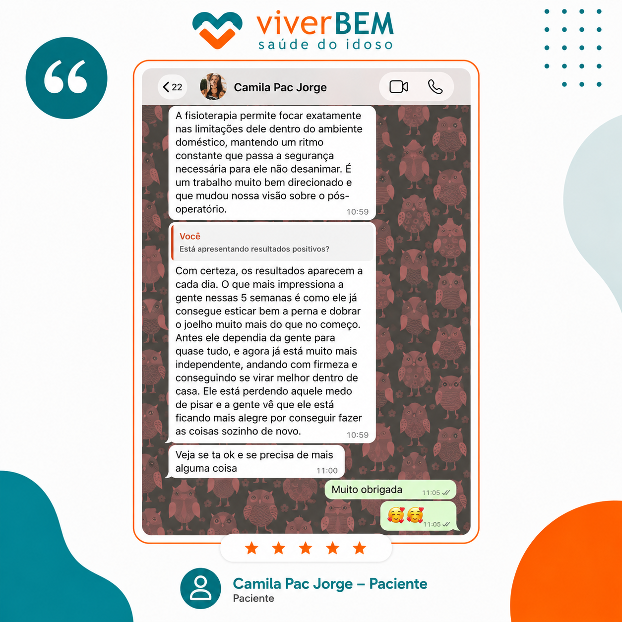 Depoimento 7 — Viver Bem Idoso