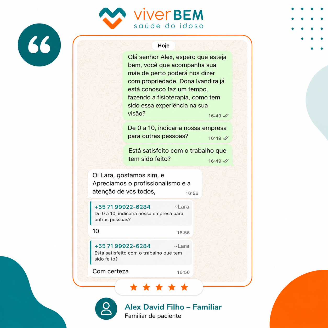 Depoimento 5 — Viver Bem Idoso