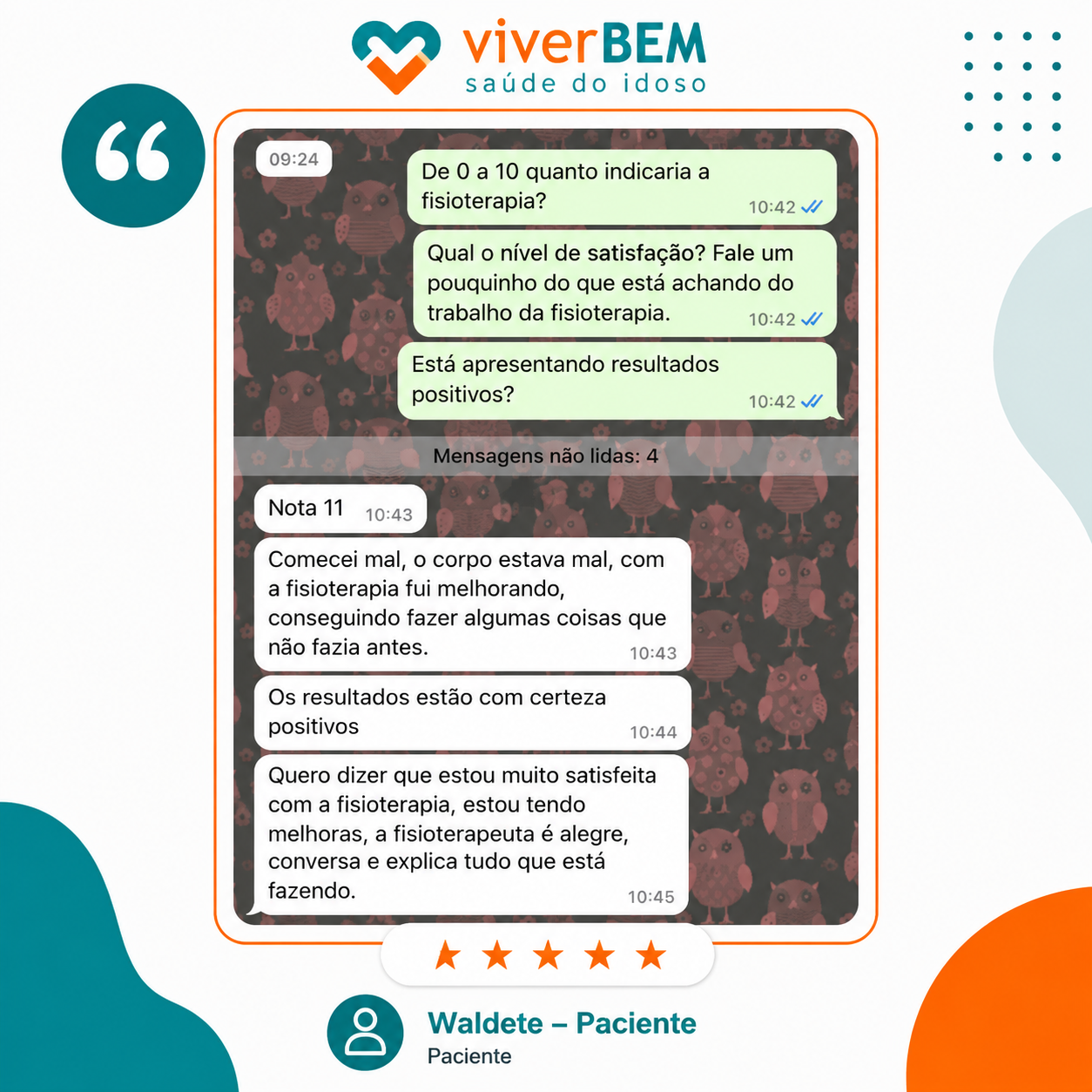 Depoimento 8 — Viver Bem Idoso
